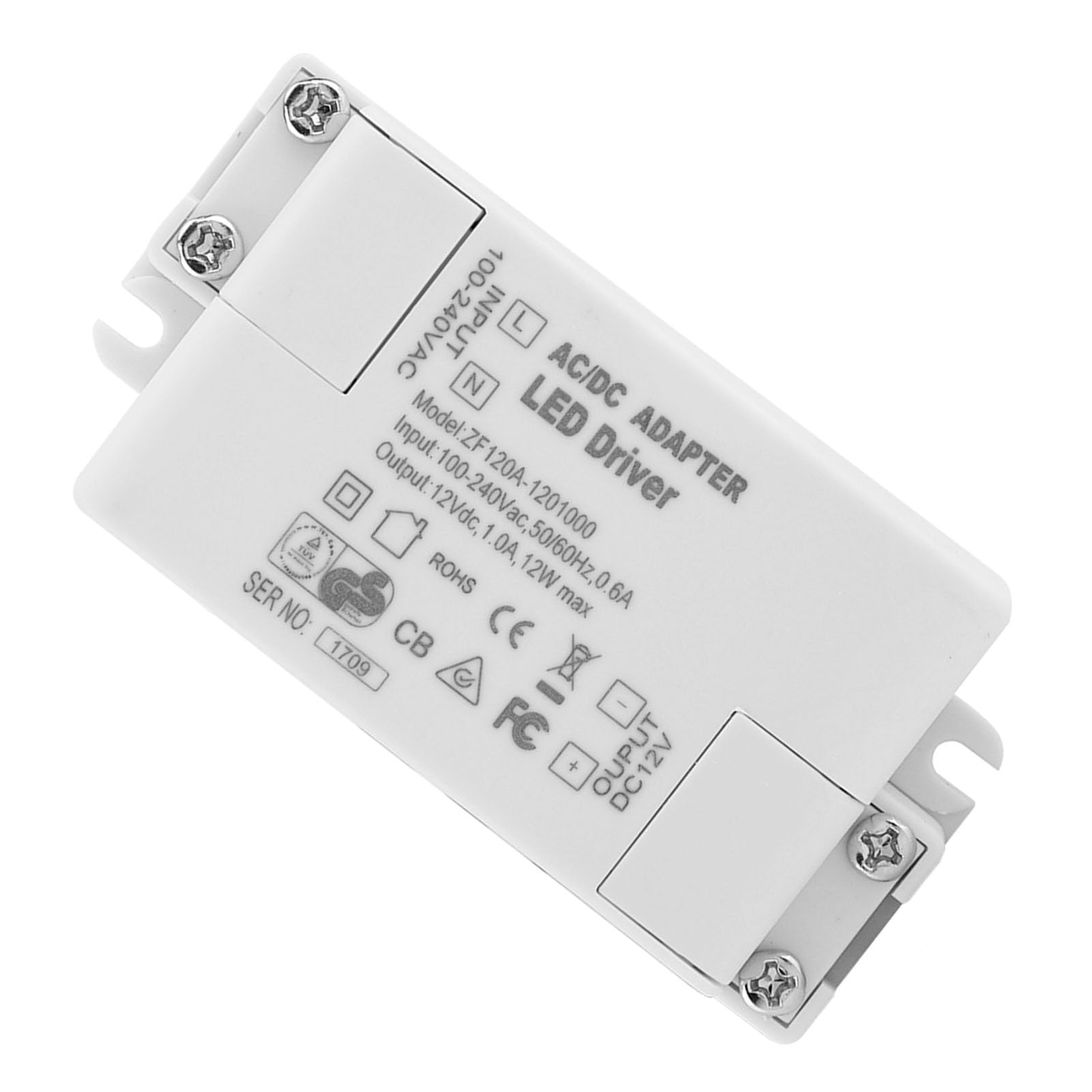 LED Power Transformer, AC 100 240V to DC 12V SMD LED Driver Switch